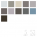 Silk Crinkle Chiffon Fabric, Gray, Silver, Charcoal Color Group