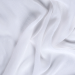 Silk Crinkle Chiffon Fabric, White - SilkFabric.net