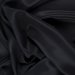 Silk Crepe de Chine (CDC) Fabric, 16mm, 44", Black By The Yard