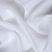 Silk Crepe de Chine (CDC) Fabric, White - SilkFabric.net