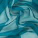 Silk Stretch Chiffon, Aqua, Teal - SilkFabric.net