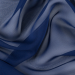 Silk Span Chiffon Fabric, Blue, Navy - SilkFabric.net